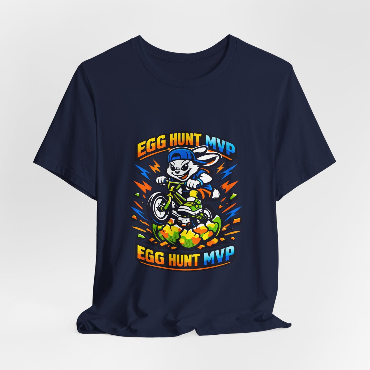 Egg Hunt MVP Tee | Boys Easter Graphic, Dino Egg Adventure