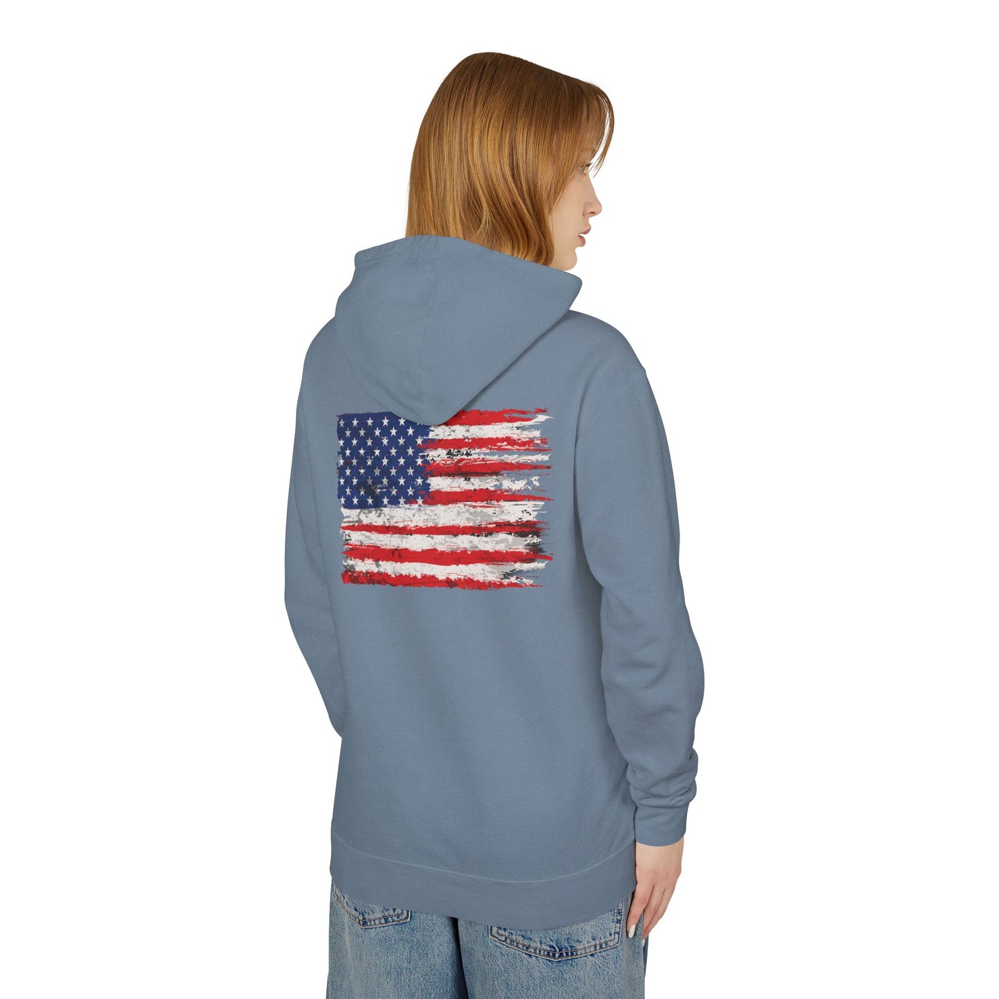 Freedom Hoodie — American Flag Patriotic Hooded Sweatshirt