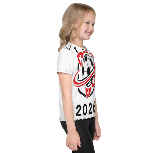 Switzerland WM 2026 Kids T-Shirt | Kids Fan Shirt