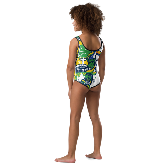 Brazil WM 2026 Kids Swimsuit | Girls Swimsuit