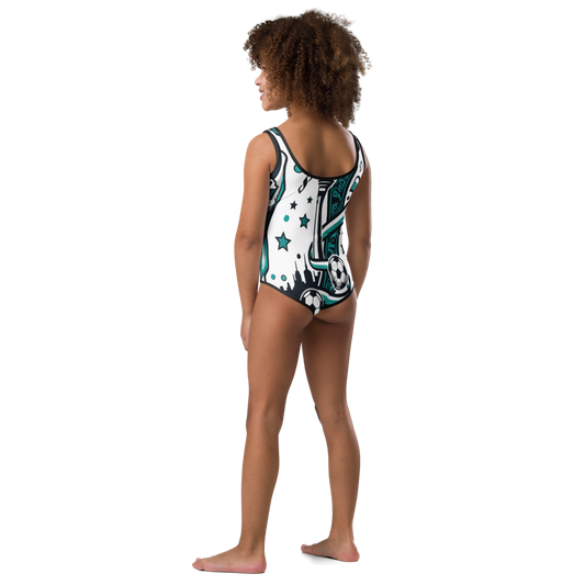 New Zealand WM 2026 Kids Swimsuit | Girls Swimsuit