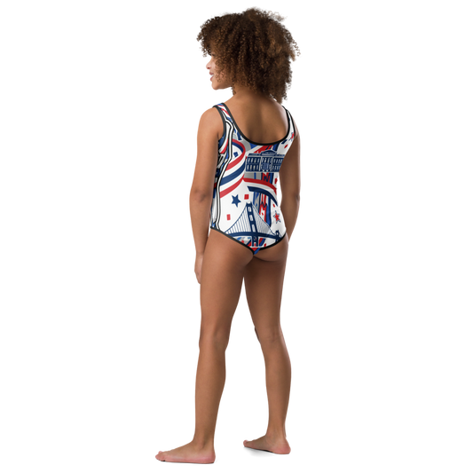 USA WM 2026 Kids Swimsuit | Girls Swimsuit