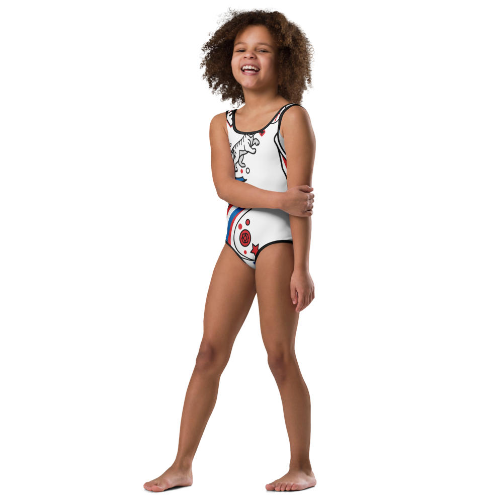 South Korea WM 2026 Kids Swimsuit | Girls Swimsuit