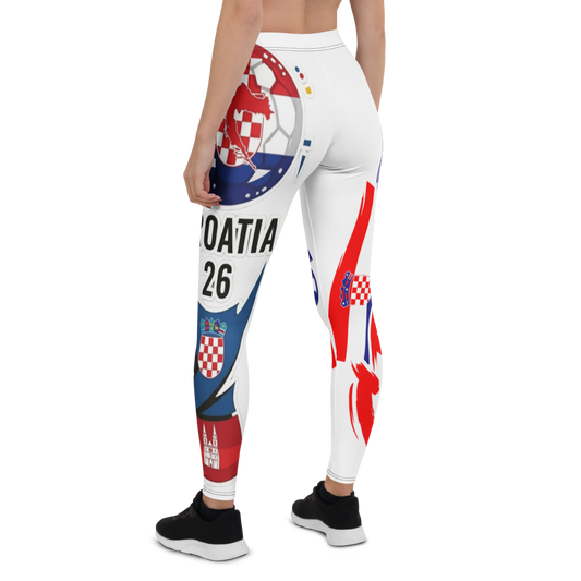 Croatia WM 2026 Leggings – Premium All-Over Print Sport Leggings