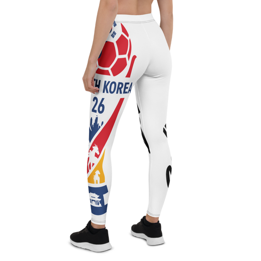 Südkorea WM 2026 Leggings | Premium All-Over Print Sport-Leggings