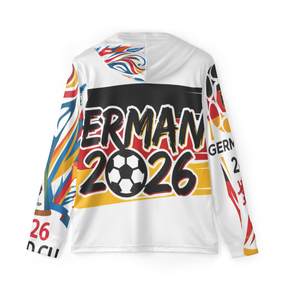 Deutschland WM 2026 Sport-Hoodie | UV-Schutz UPF 50+ | Atmungsaktiv