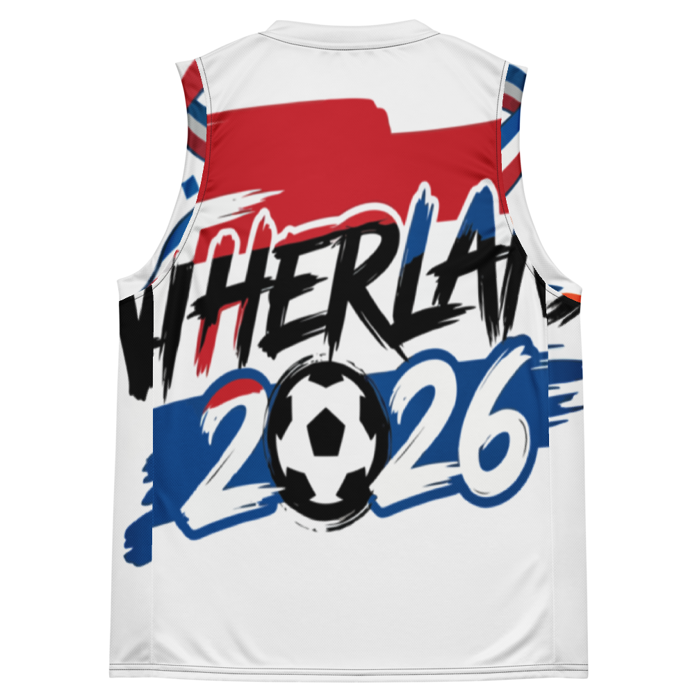 Netherlands WM 2026 Basketball Jersey | Recycled Unisex