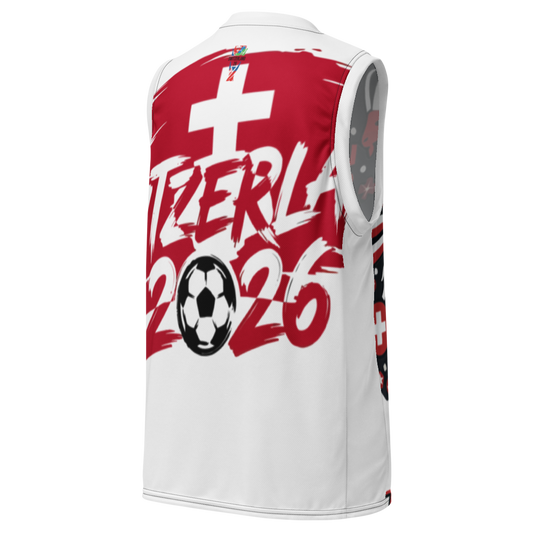 Switzerland WM 2026 Basketball Jersey | Recycled Unisex