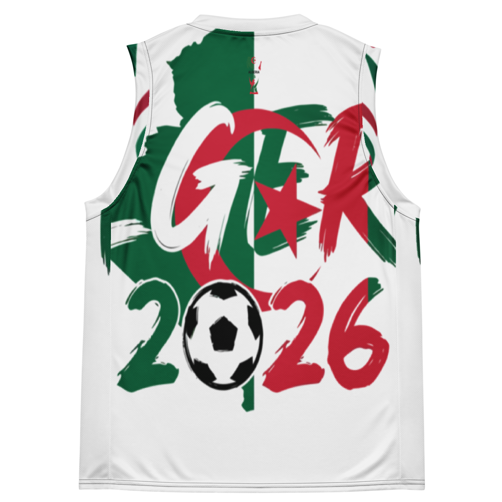 Algeria WM 2026 Basketball Jersey | Recycled Unisex
