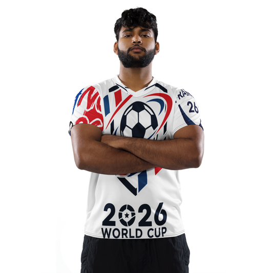 France WM 2026 Jersey – Recycled Unisex Sports Jersey