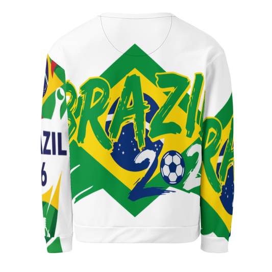 Brazil WM 2026 All-Over Print Sweatshirt