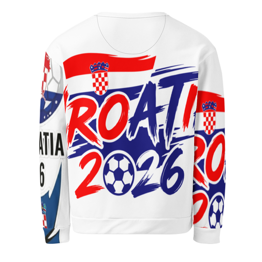 Croatia WM 2026 All-Over Print Sweatshirt