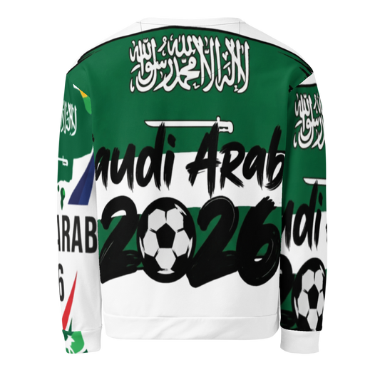 Saudi Arabia WM 2026 All-Over Print Sweatshirt