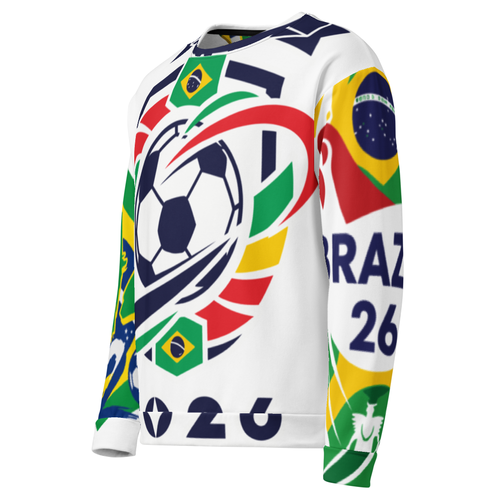 Brazil WM 2026 All-Over Print Sweatshirt