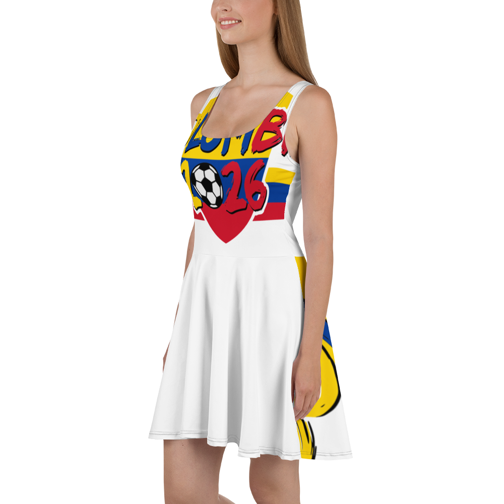 Colombia WM 2026 Skater Dress | Football Fan Dress