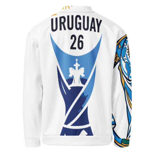 Uruguay WM 2026 Bomber Jacket | Unisex Fleece Jacket