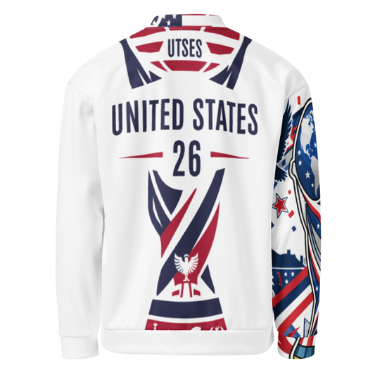 USA WM 2026 Bomber Jacket | Unisex Fleece Jacket