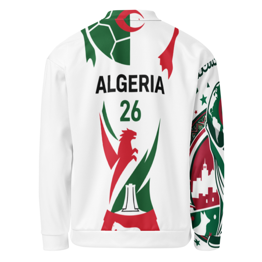 Algeria WM 2026 Bomber Jacket | Unisex Fleece Jacket