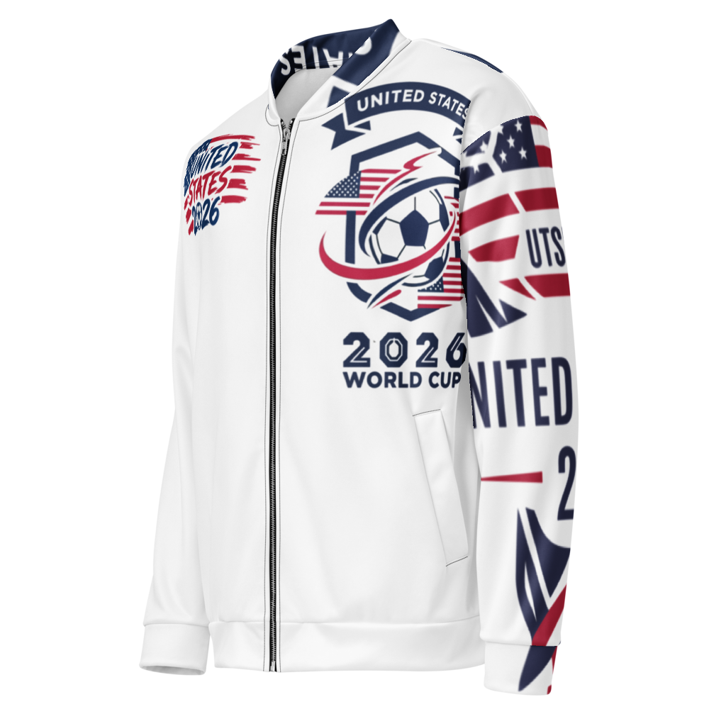 USA WM 2026 Bomber Jacket Premium | Unisex Fleece