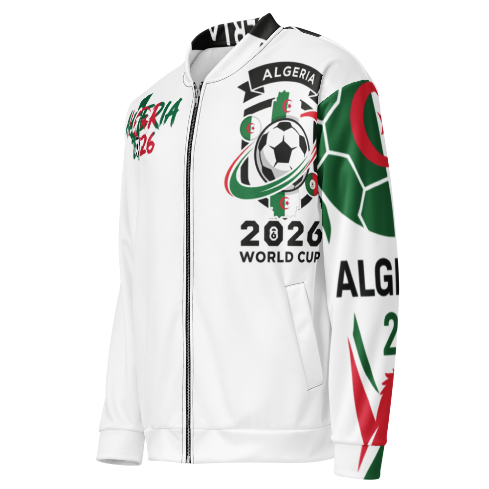 Algeria WM 2026 Bomber Jacket Premium | Unisex Fleece