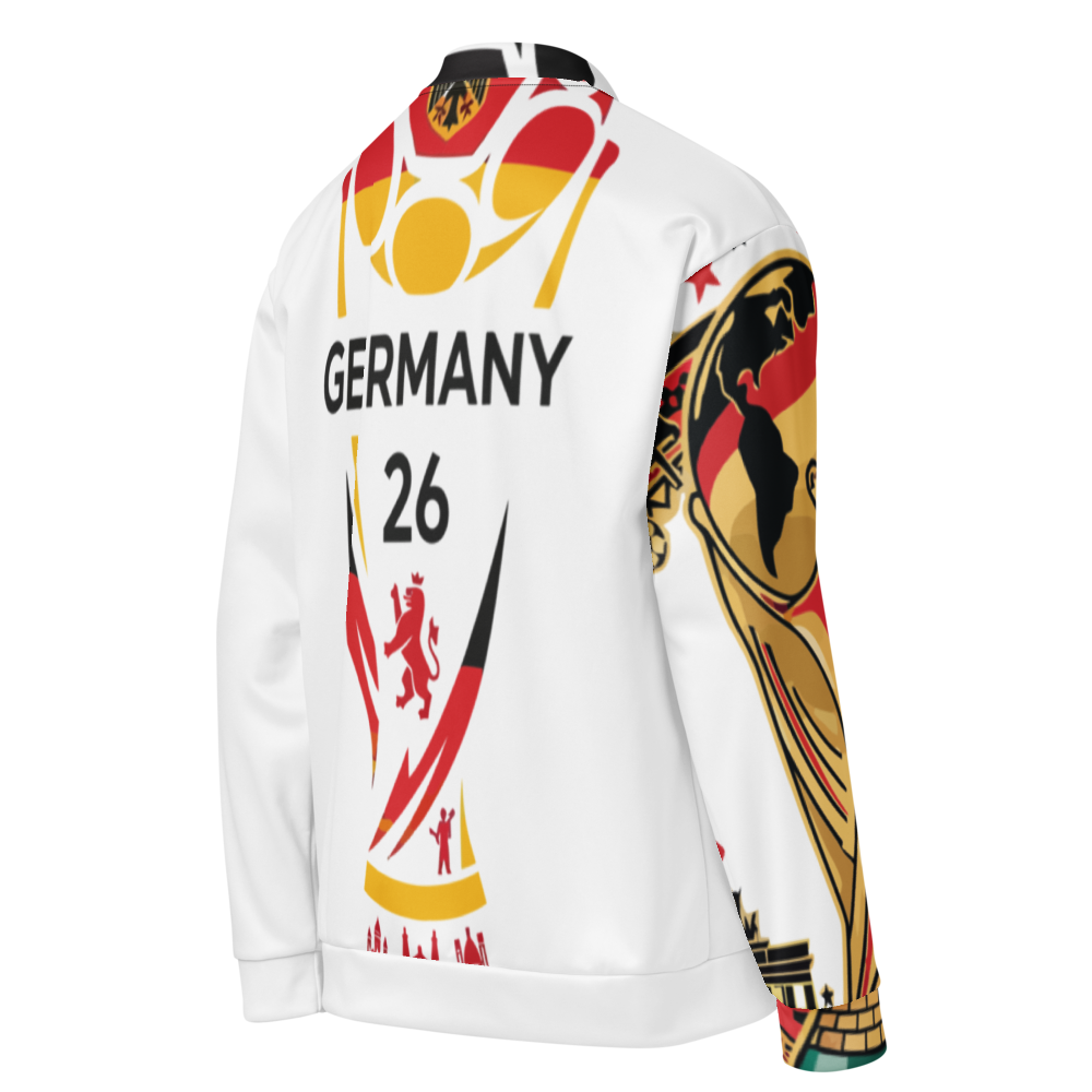 Deutschland WM 2026 Bomberjacke | Unisex Fleece Jacke
