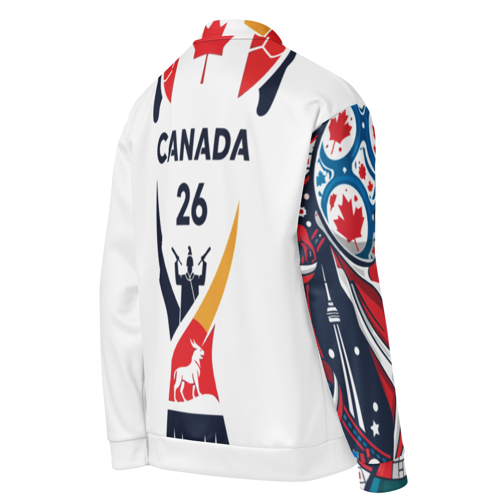 Canada WM 2026 Bomber Jacket | Unisex Fleece Jacket