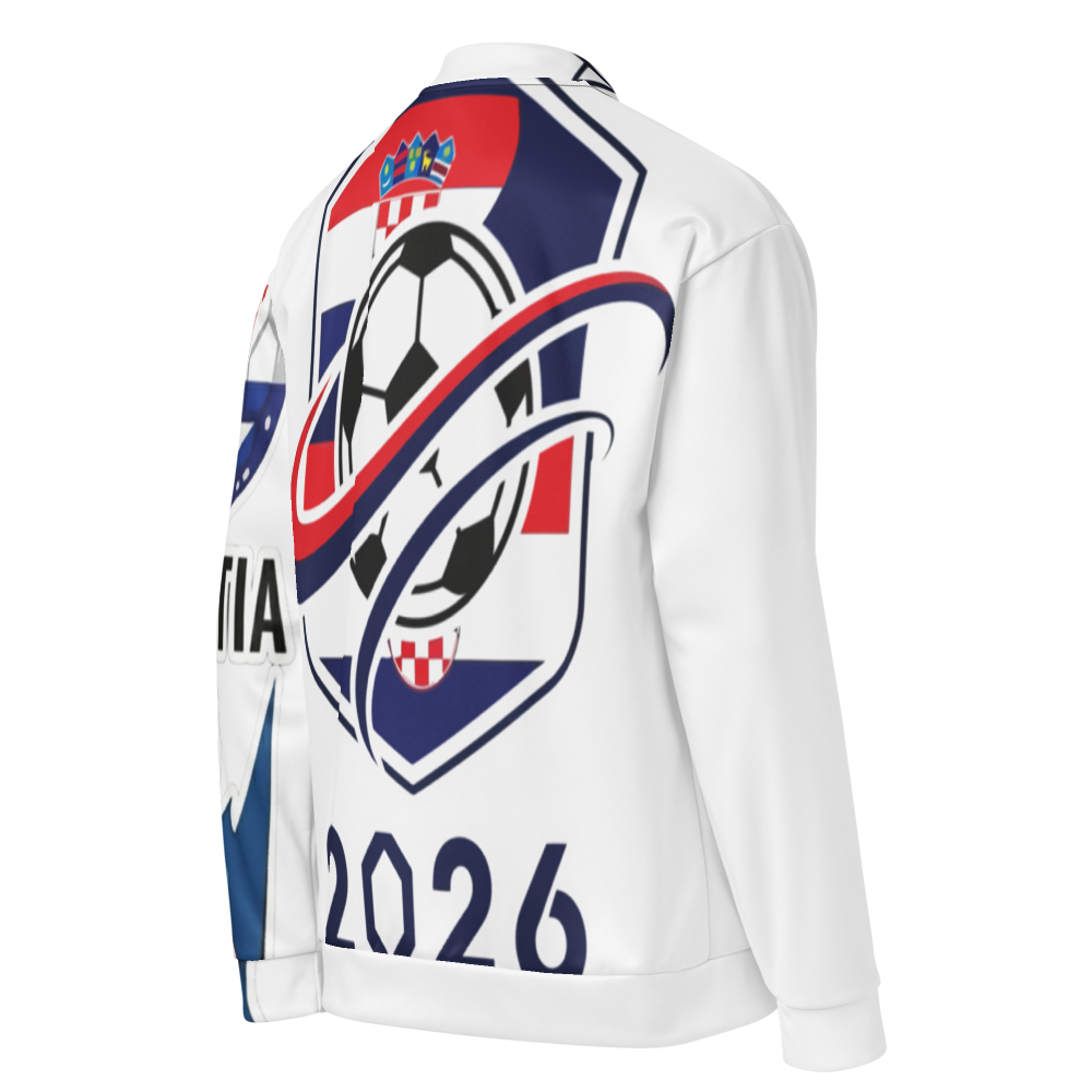 Croatia WM 2026 Bomber Jacket Premium | Unisex Fleece