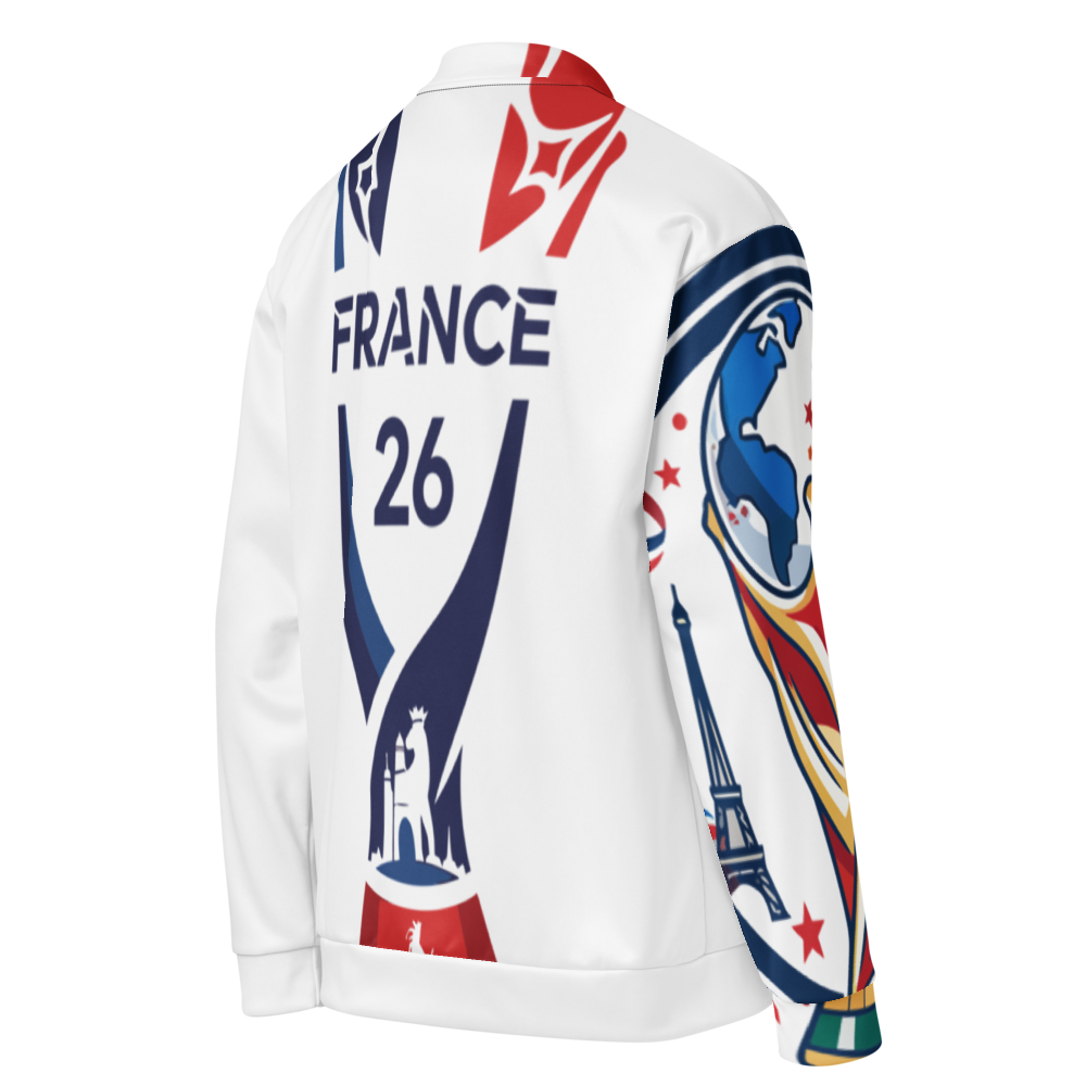 France WM 2026 Bomber Jacket | Unisex Fleece Jacket