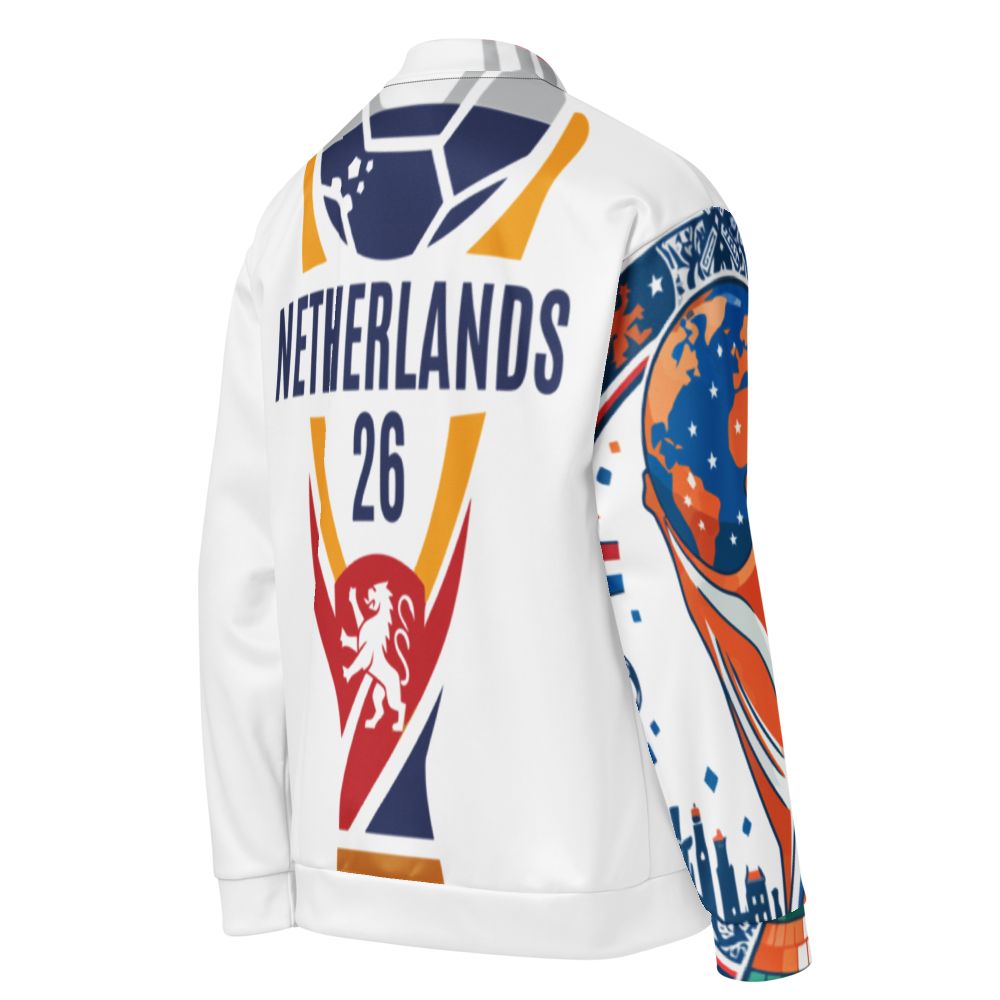 Netherlands WM 2026 Bomber Jacket | Unisex Fleece Jacket