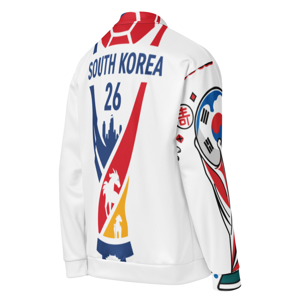 South Korea WM 2026 Bomber Jacket | Unisex Fleece Jacket