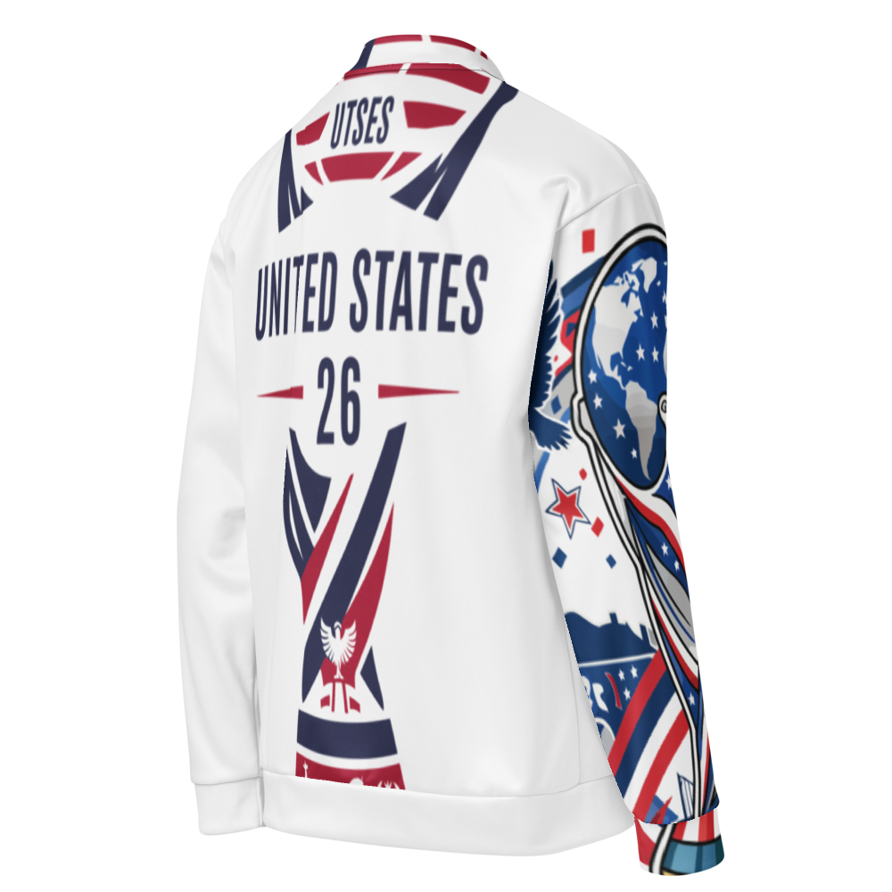 USA WM 2026 Bomber Jacket | Unisex Fleece Jacket
