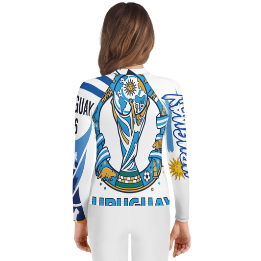 Uruguay WM 2026 Rash Guard Youth | Swim Shirt Kids