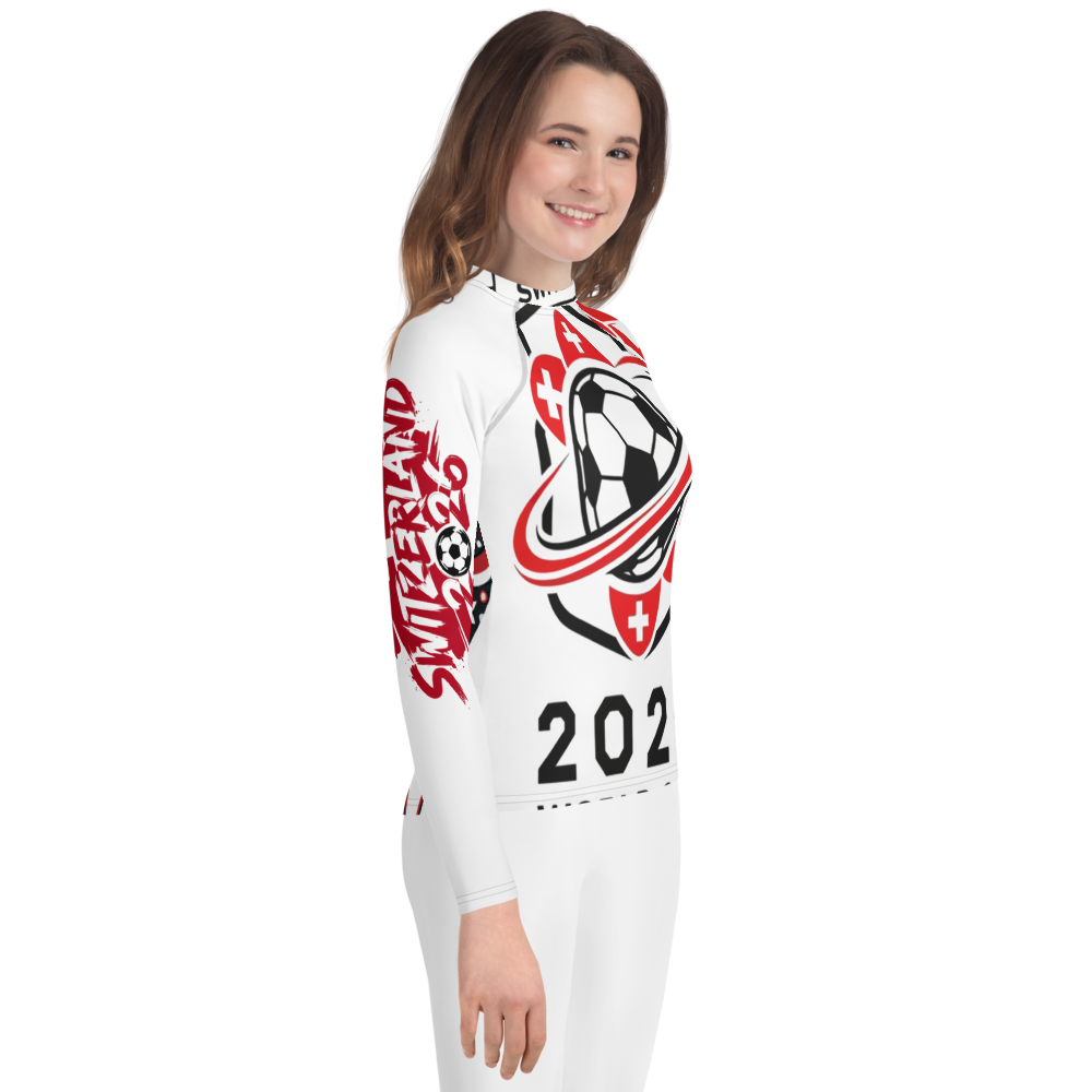 Switzerland WM 2026 Rash Guard Youth | Swim Shirt Kids