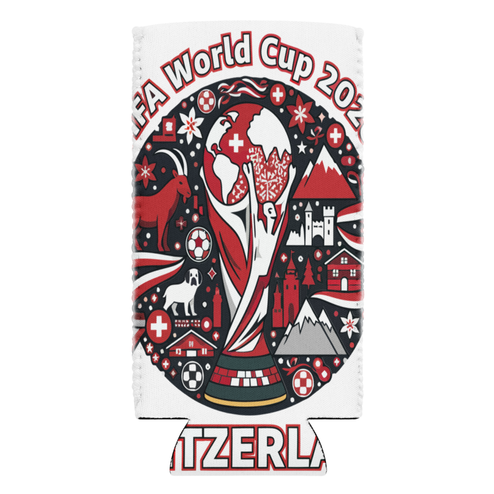 Schweiz WM 2026 Can Cooler – Fan Accessoire