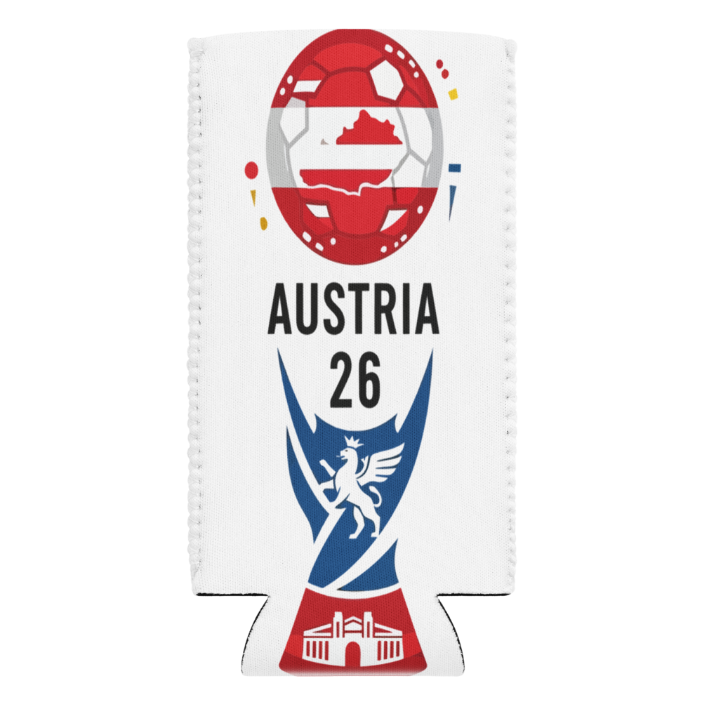 Austria WM 2026 Can Cooler Fan-Accessoire