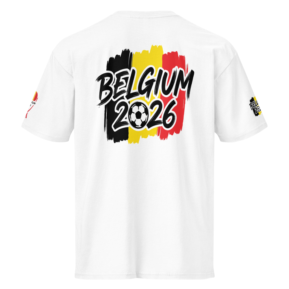 Belgien WM 2026 Premium T-Shirt Herren | Baumwolle