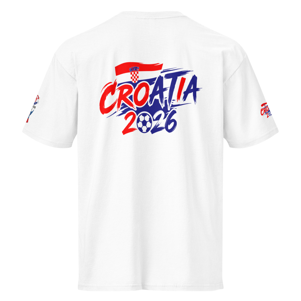 Kroatien WM 2026 Premium T-Shirt Herren | Baumwolle