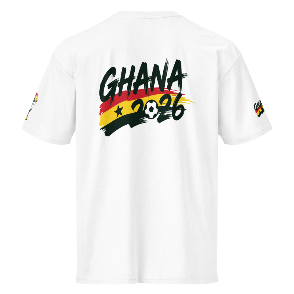 Ghana WM 2026 Premium T-Shirt Herren | Baumwolle