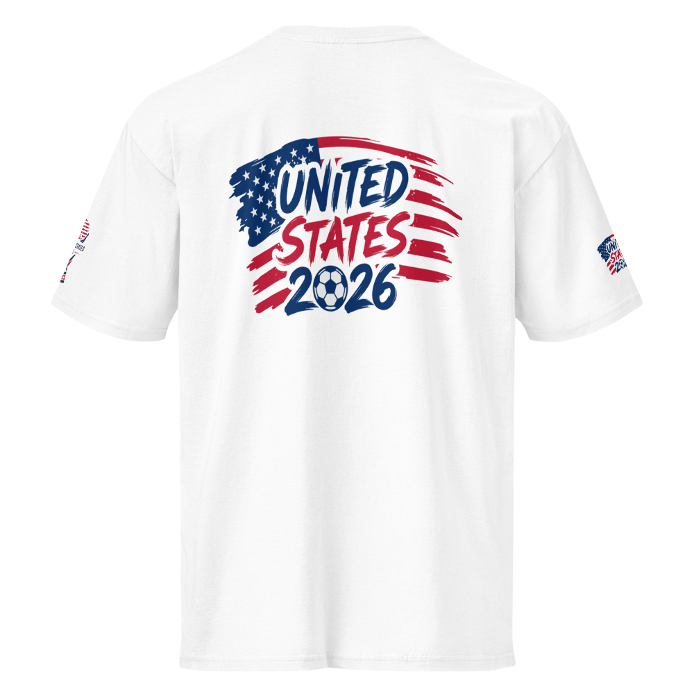 USA WM 2026 Premium T-Shirt Herren | Baumwolle