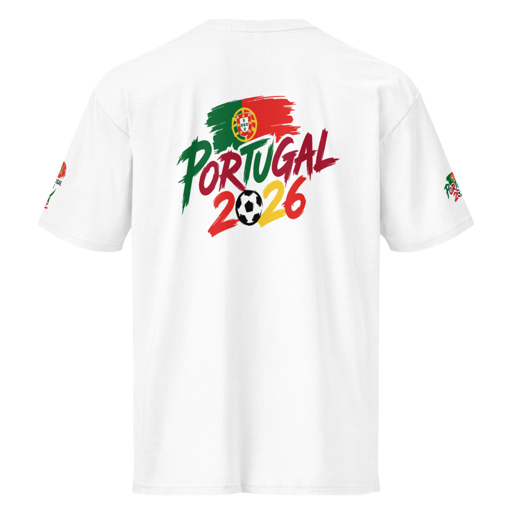 Portugal WM 2026 Premium T-Shirt Herren | Baumwolle