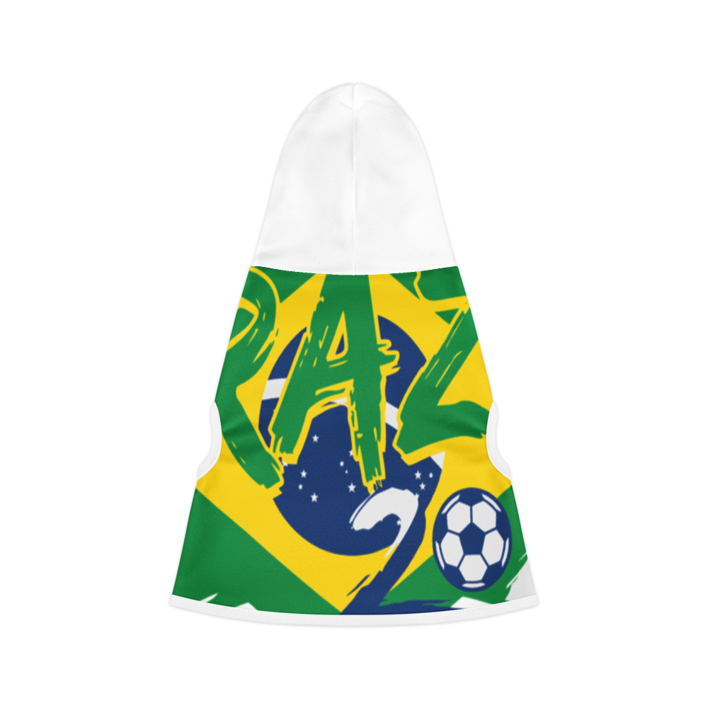 Brazil WM 2026 Pet Hoodie | Pet Fan Outfit