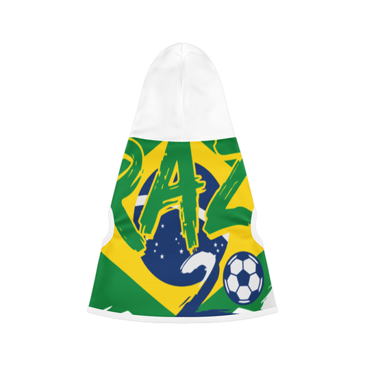 Brazil WM 2026 Pet Hoodie | Pet Fan Outfit