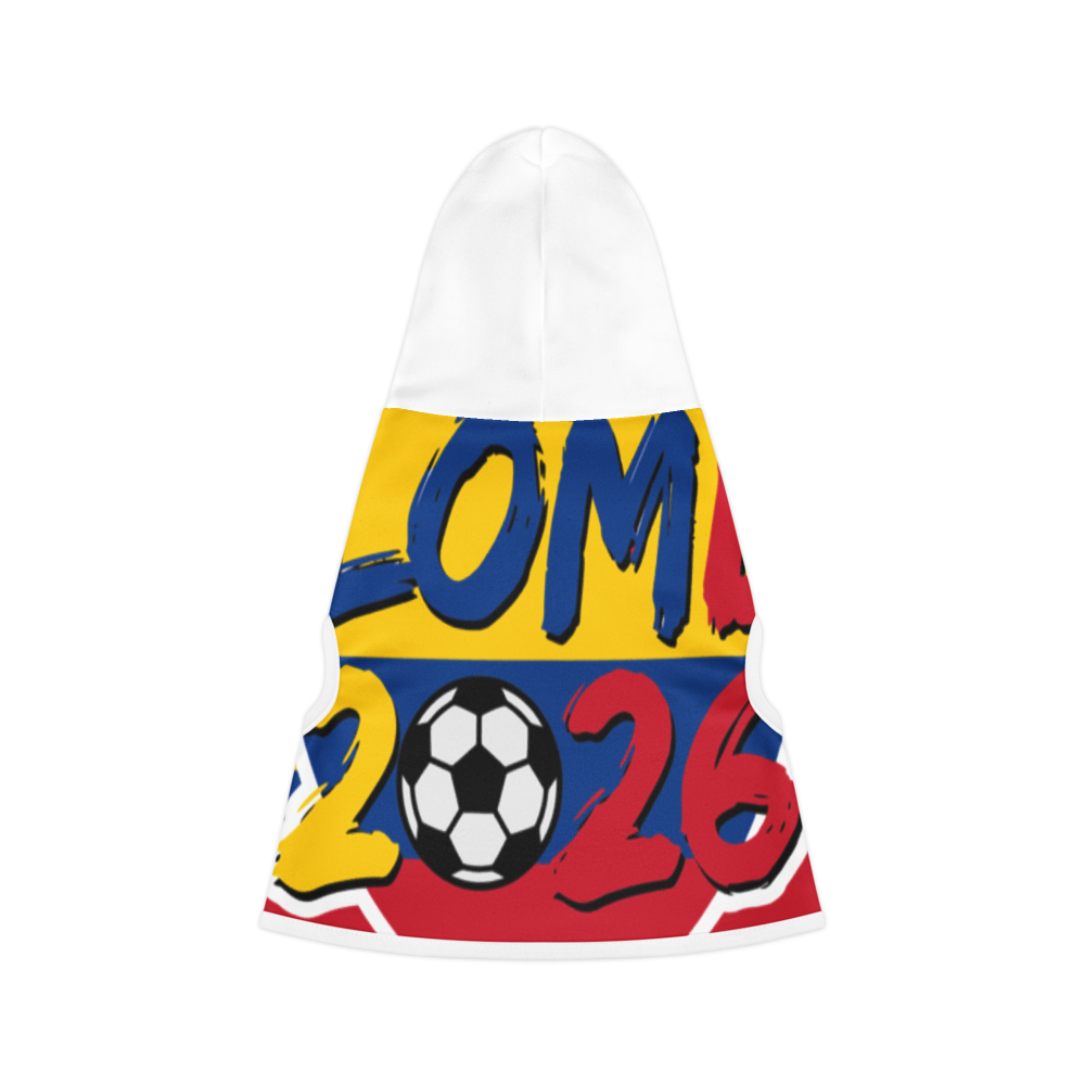 Colombia WM 2026 Pet Hoodie | Pet Fan Outfit