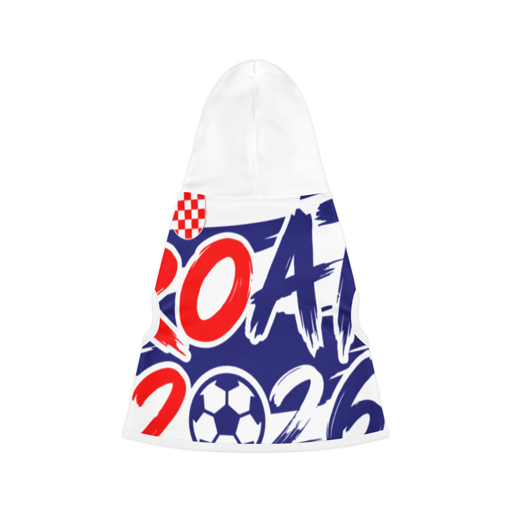 Croatia WM 2026 Pet Hoodie | Pet Fan Outfit