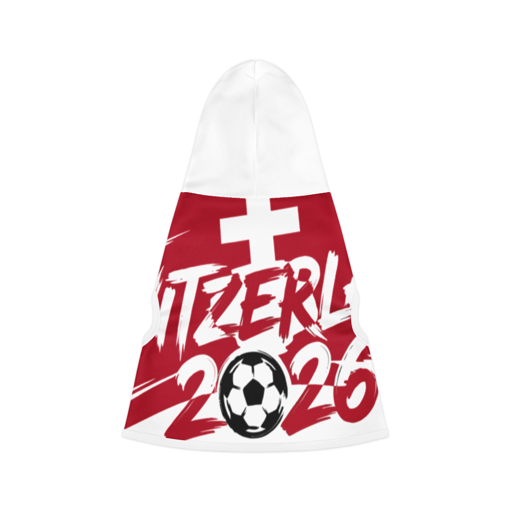 Schweiz WM 2026 Pet Hoodie | Fan-Outfit für Hunde & Katzen