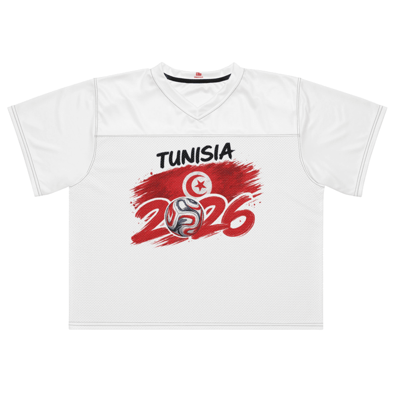 Tunisia Weit geschnittenes Football-Trikot