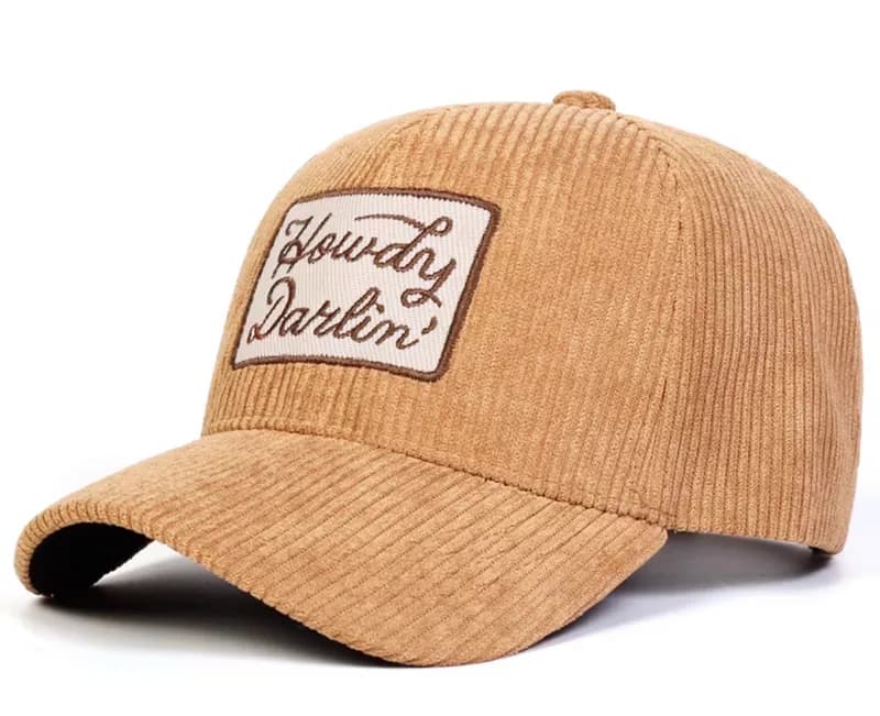 Howdy Darlin' – Corduroy Cap Vintage Camel