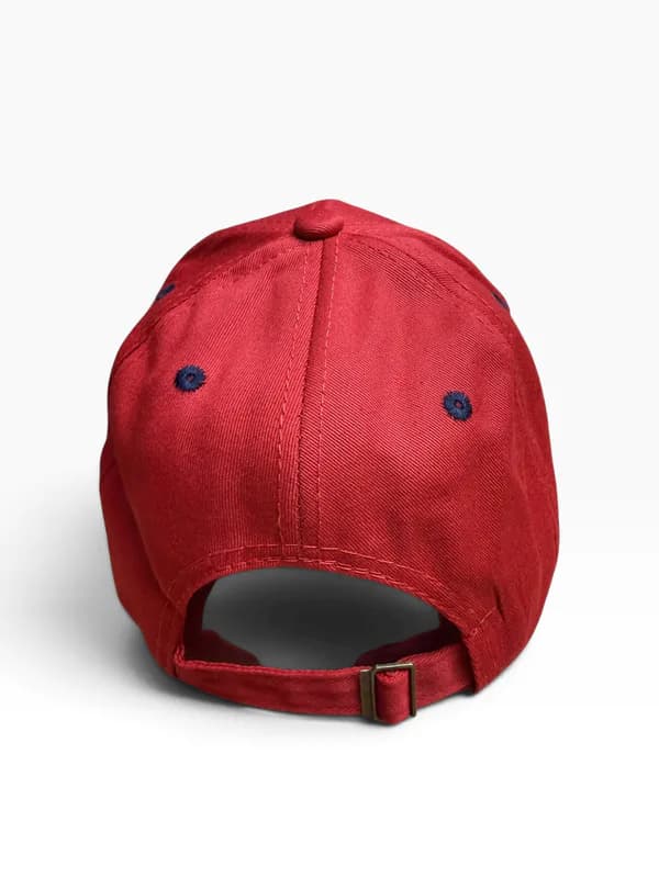 8BC Hero Cap – Red Strapback - alternate