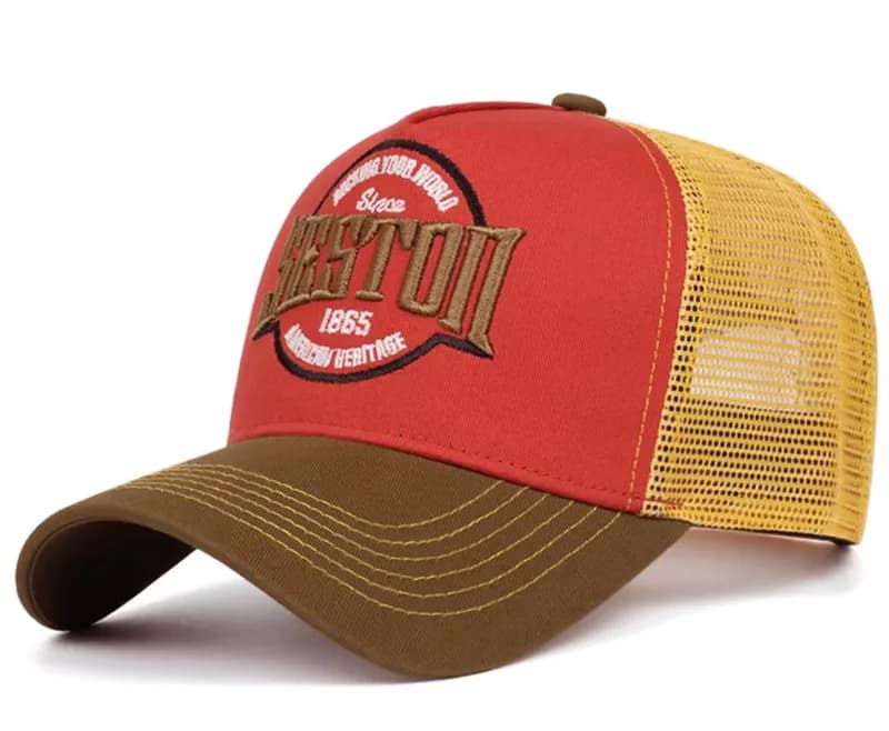 The Bay State – Trucker Cap Vintage Red/Brown