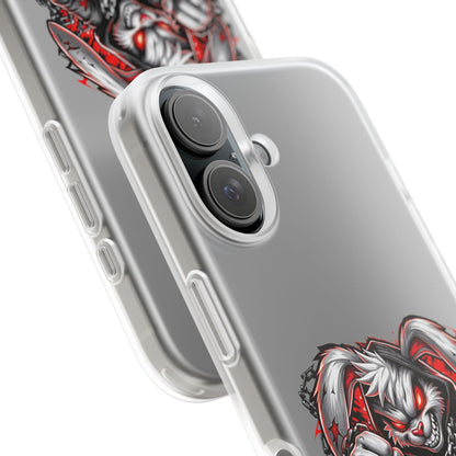 No Mercy Bunny Phone Case - Aggressive Gamer Graphic iPhone 